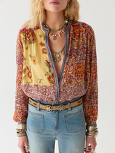 Load image into Gallery viewer, Leandra Blouse Patch Work Mullumbimby