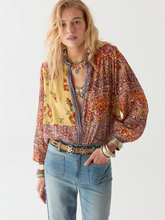 Load image into Gallery viewer, Leandra Blouse Patch Work Mullumbimby