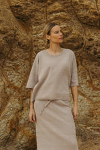 Load image into Gallery viewer, Retreat Cotton Twist Tee Pullover Sunset