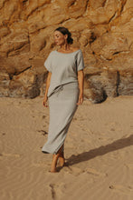 Load image into Gallery viewer, Retreat Cotton Twist Skirt Sky