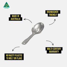 Load image into Gallery viewer, Lil’ Slotted Spoon - Spring Stainless Steel