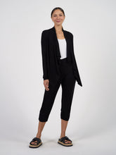 Load image into Gallery viewer, Joni Waterfall Jacket Black