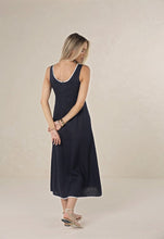 Load image into Gallery viewer, Tallulah Contrast Dress Navy/White