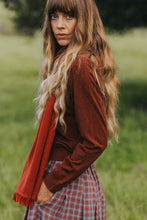 Load image into Gallery viewer, Merino Wrap / Scarf Rust