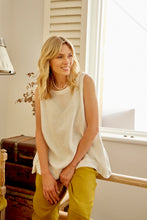 Load image into Gallery viewer, Zoe sleeveless linen top