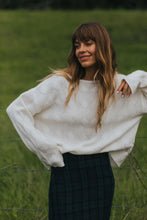 Load image into Gallery viewer, NZ Lambswool Cable Knit Milk