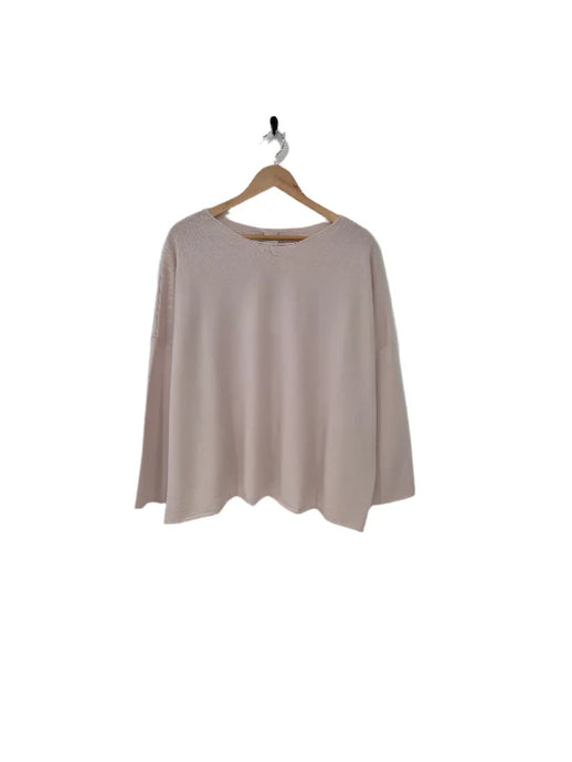 Montaigne Olivia 100% New Zealand Lambswool Jumper Oatmeal