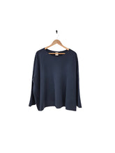 Load image into Gallery viewer, Montaigne Olivia 100% New Zealand Lambswool Jumper Indigo
