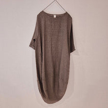 Load image into Gallery viewer, Scallop casual linen dress