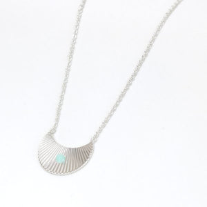 Moon Beams Necklace Silver