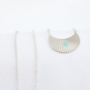 Moon Beams Necklace Silver