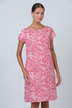 Load image into Gallery viewer, Classic Shift Dress Rose Souk