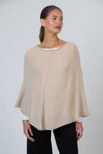Load image into Gallery viewer, Namastai Knitted Poncho Travertine