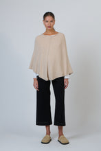 Load image into Gallery viewer, Namastai Knitted Poncho Travertine