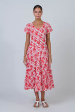 Load image into Gallery viewer, Tiered Midi Dress Chilli Oak