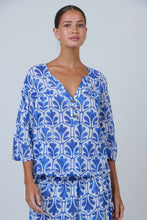 Load image into Gallery viewer, Sleeved blouse Cycladic Oak
