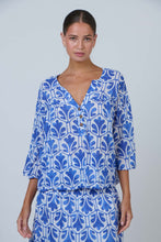 Load image into Gallery viewer, Sleeved blouse Cycladic Oak