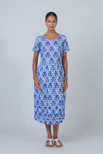 Load image into Gallery viewer, Midi Dress Tiered Cycladic Oak