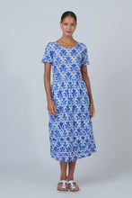 Load image into Gallery viewer, Midi Dress Tiered Cycladic Oak
