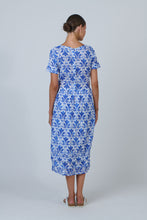 Load image into Gallery viewer, Midi Dress Tiered Cycladic Oak