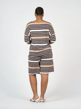 Load image into Gallery viewer, Simone Wide Leg Bamboo Shorts - Stripe