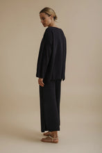 Load image into Gallery viewer, Retreat Cotton Twist Pant Deep Ocean