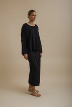 Load image into Gallery viewer, Retreat Cotton Twist Pant Deep Ocean
