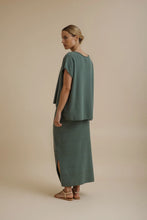 Load image into Gallery viewer, Retreat Cotton Twist Skirt Rainforest