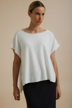 Load image into Gallery viewer, Retreat Cotton Twist Sleeveless Pullover Salt
