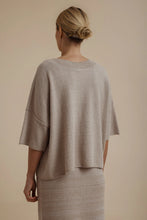 Load image into Gallery viewer, Retreat Cotton Twist Tee Pullover Sunset