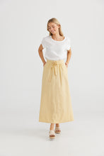 Load image into Gallery viewer, Daniela Skirt - Gold Check