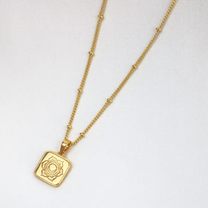 Sacral Necklace Gold