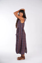 Load image into Gallery viewer, Sartene French Linen Dress in Plaid