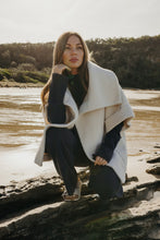 Load image into Gallery viewer, Sherpa Cuddle Coat Chalk Talamaya