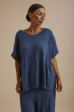 Load image into Gallery viewer, Paradis Jacquard Short Sleeve Pullover Ocean