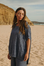 Load image into Gallery viewer, Paradis Jacquard Short Sleeve Pullover Ocean