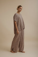 Load image into Gallery viewer, Paradis Jacquard Short Sleeve Pullover Granite