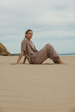Load image into Gallery viewer, Paradis Jacquard Short Sleeve Pullover Granite