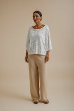 Load image into Gallery viewer, Paradis Jacquard Pullover Salt