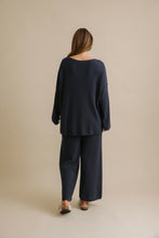 Load image into Gallery viewer, Winter Retreat Merino Cotton Pullover Lake