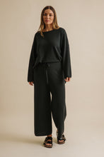 Load image into Gallery viewer, Winter Retreat Merino Cotton Pullover Pine
