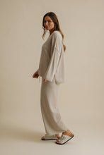 Load image into Gallery viewer, Winter Retreat Merino Cotton Pullover Wheat