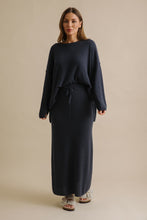 Load image into Gallery viewer, Winter Retreat Merino Cotton Skirt Lake