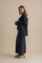 Load image into Gallery viewer, Winter Retreat Merino Cotton Skirt Lake