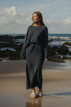 Load image into Gallery viewer, Winter Retreat Merino Cotton Skirt Lake