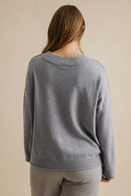 Load image into Gallery viewer, Elevate Merino Cashmere Crew Pullover Ocean