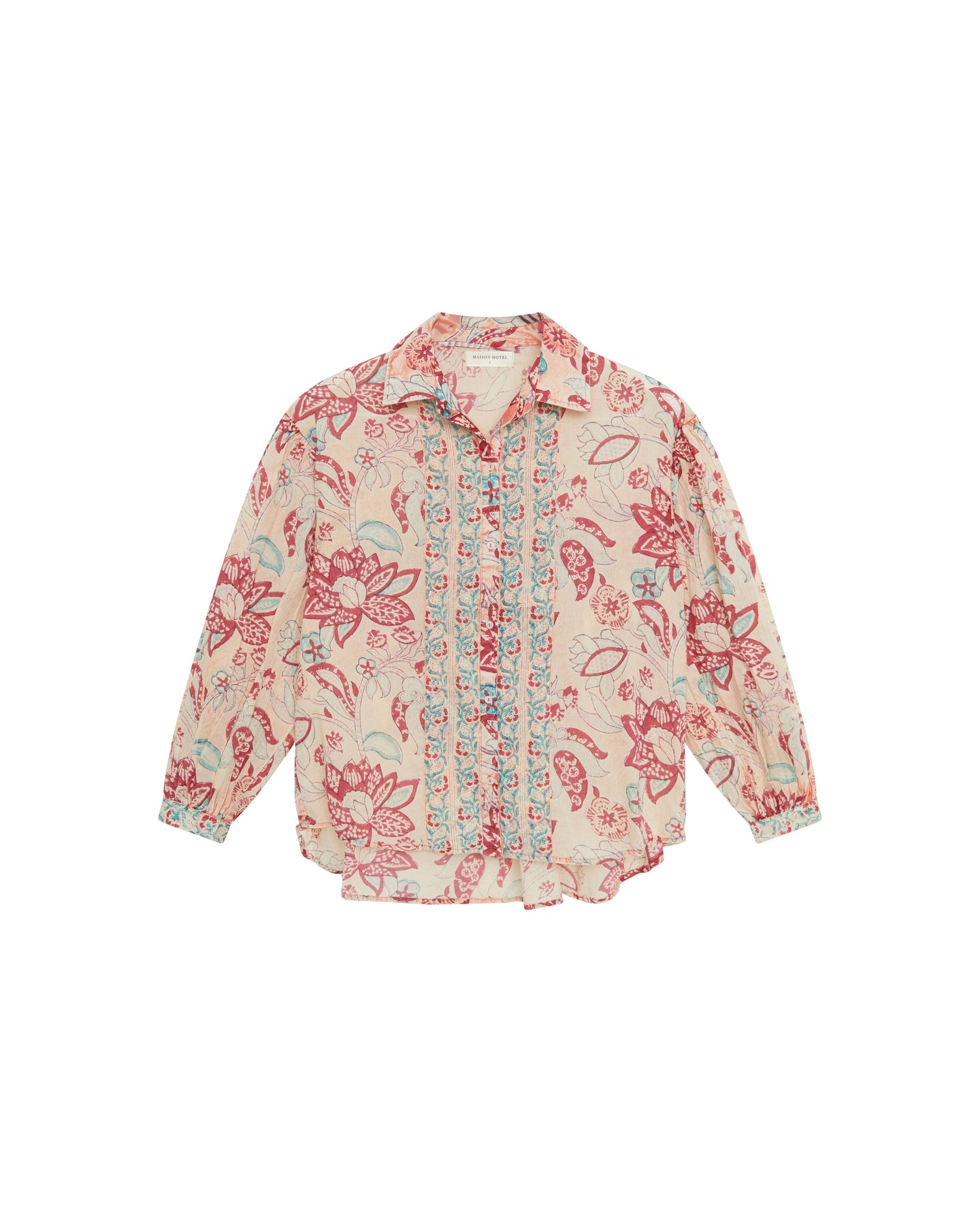 Tito Blouse Shrimp Tropicana