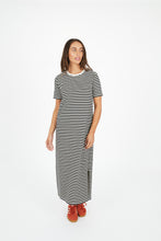 Load image into Gallery viewer, Voyage Striped Dress Black