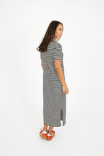 Load image into Gallery viewer, Voyage Striped Dress Black