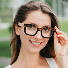 Load image into Gallery viewer, ZAHRA TOFFEE Wooden Blue Light Blocking Magnifying Reader +2.5